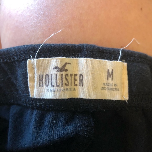 Black Hollister Logo Leggings Size Medium - Picture 5 of 6